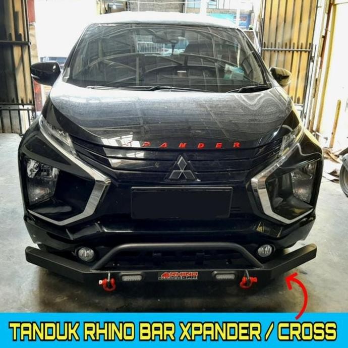 BEBAS ONGKIR - Bumper Bemper Tanduk Rhino Towing bar DRL LED Xpander Xpander Cross