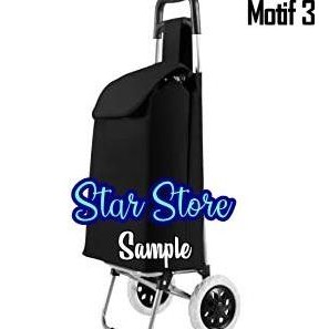 Keranjang Penyimpanan Tas Keranjang Belanja Fashion Roda 2