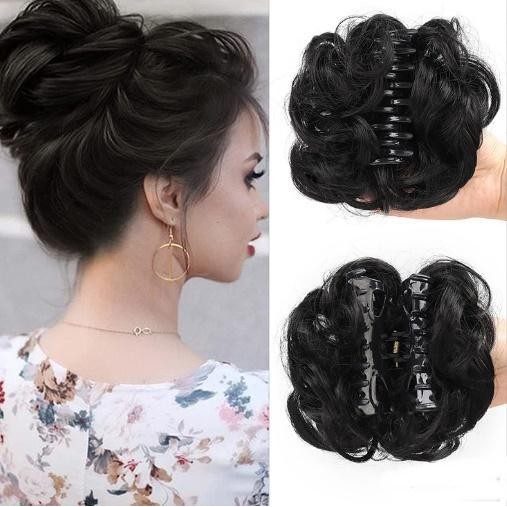 Tgs Jepit Sanggul  Instan Sanggul Cepol Model Rambut Keriting