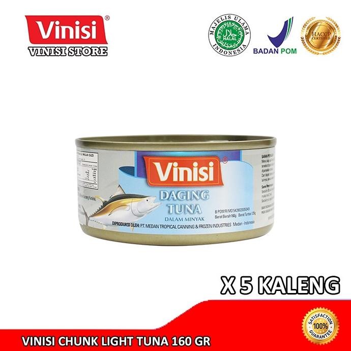 

NO_MORE Paket 5 Kaleng Vinisi Chunk Light Tuna 160 Gr