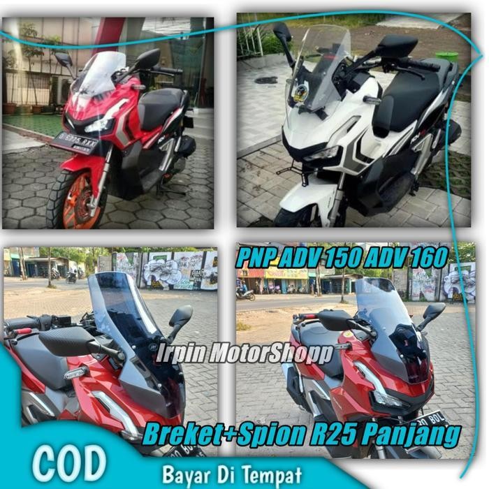 Variasi Honda Adv 150 Adv 160 Breket Spion R25 Original GMA NEMO
