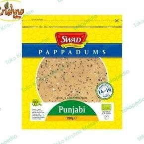 

Buruan serbu] swad papad /papadam all variant ( jeera, udad plain, punjabi, sindhi)