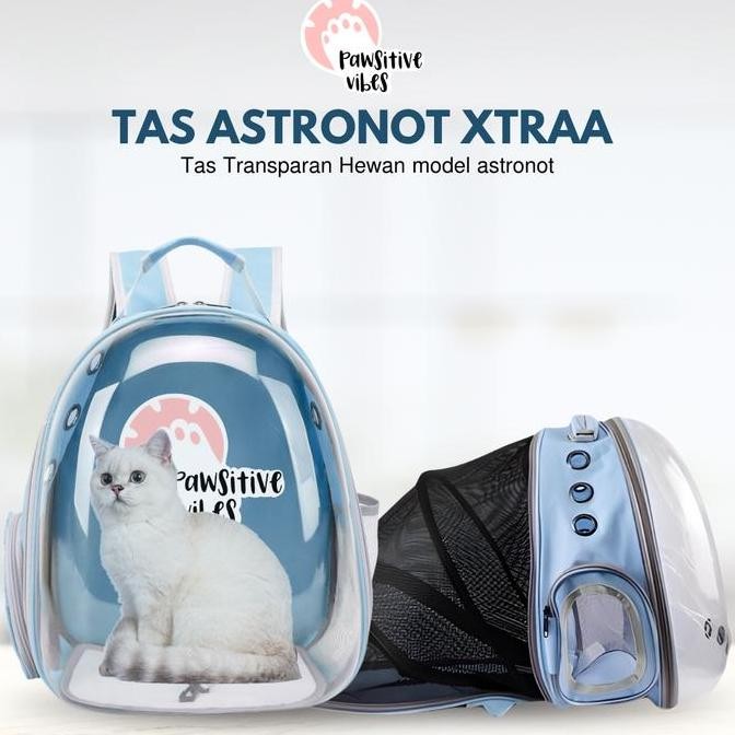 Tas Astronot Xtra Jaring |Tas Astronot Kucing Anjing | Pet Cargo -Gratisongkir