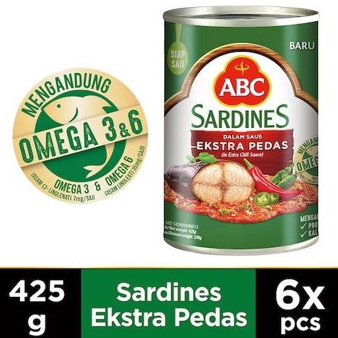 

NO_MORE ABC Sarden Saus Extra Pedas 425 gr - Multipack 6 pcs