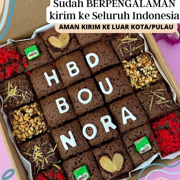 

Bisa Dadakan Fudgy Brownies Custom By Nands Food Kue Ultah Anniv Hadiah