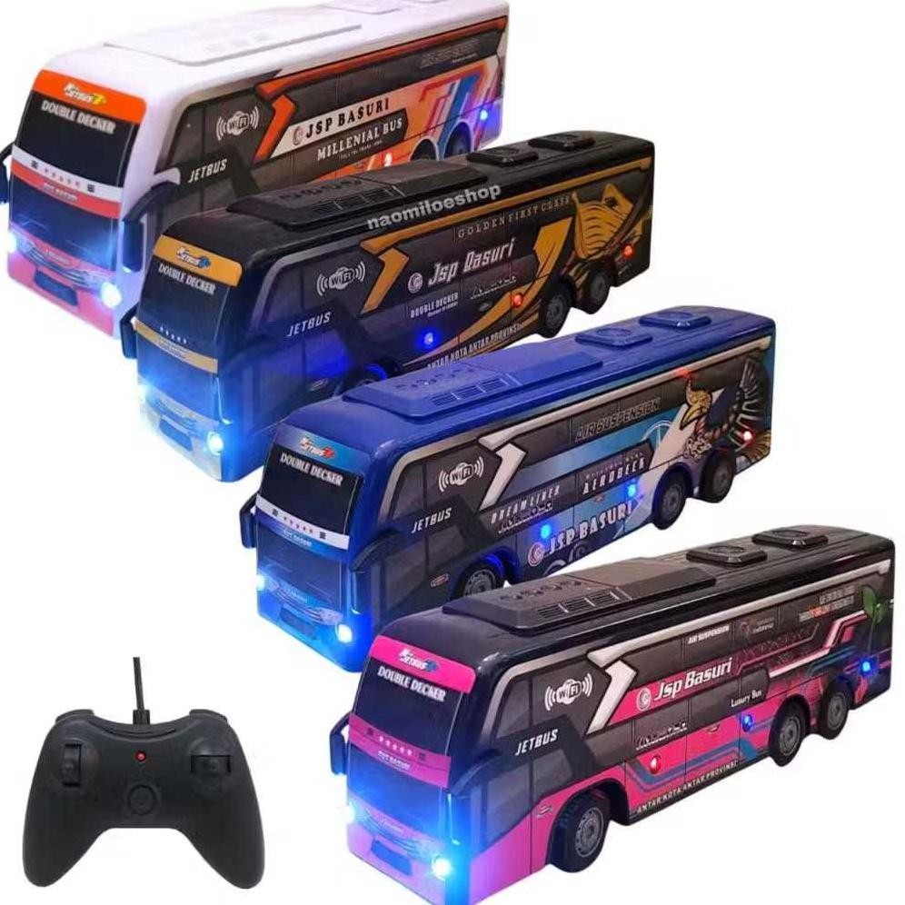 We-53 Mainan Bus Basuri Bus Remote Kontrol Bus Oleng Bus Telolet Truck Oleng Pickup Rc