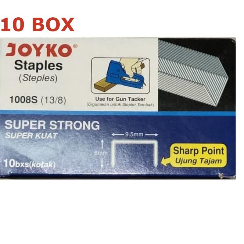 

Isi Staples 10 Box 10. Pcs I Refiil Staples 10 Box