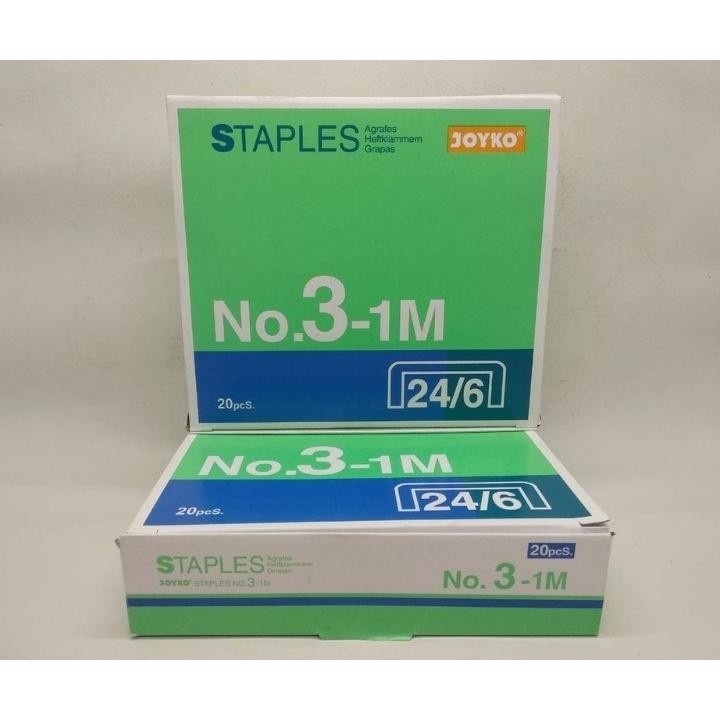 

Isi Staples Joyko No 3 246 Stapler Joyko Besar 1 Box 20Kotak