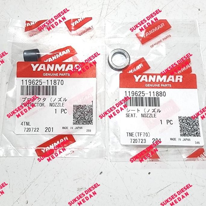 ```````] Nozzle Protector + Ring Mesin Diesel Yanmar TF55 TF65 TF75 TF85 TF105 Original ( SET ) Noje
