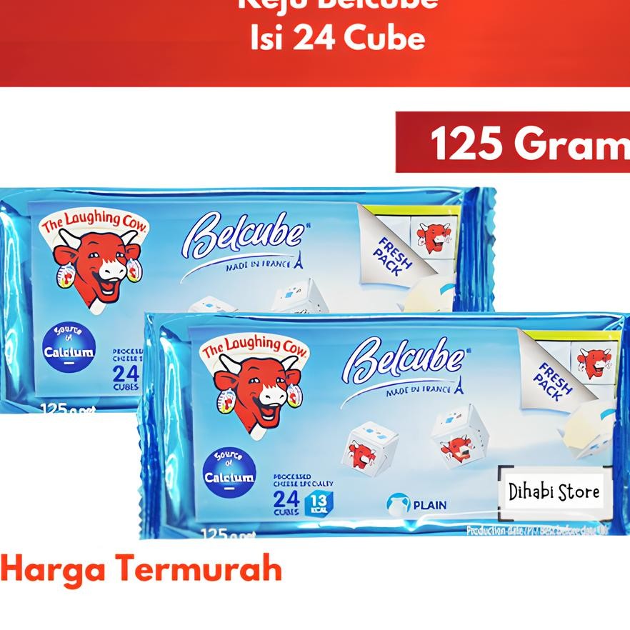 

Belcube Cheese 125 Gram Keju Mpasi Isi 24 Cube Kotak