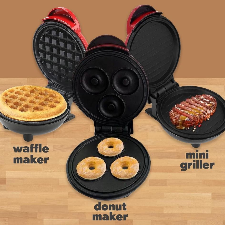 Kalno Waffle Maker Alat Pembuat Kue Croffle Waffel Sandwichh Toaster Maker Panggangan Roti