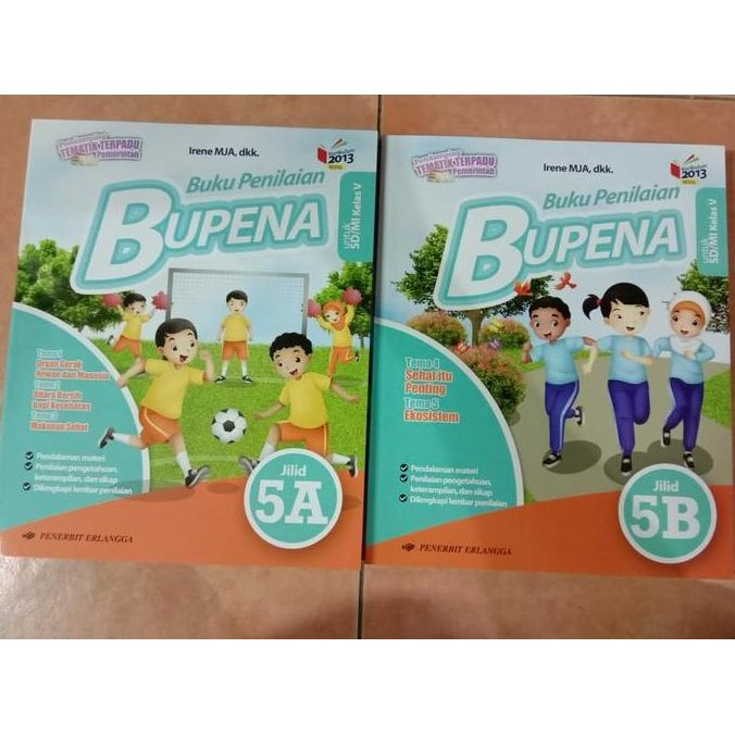 Baru Bupena Sd Kelas.5A Dan 5B Buku Penilaian Kurikulum 2013