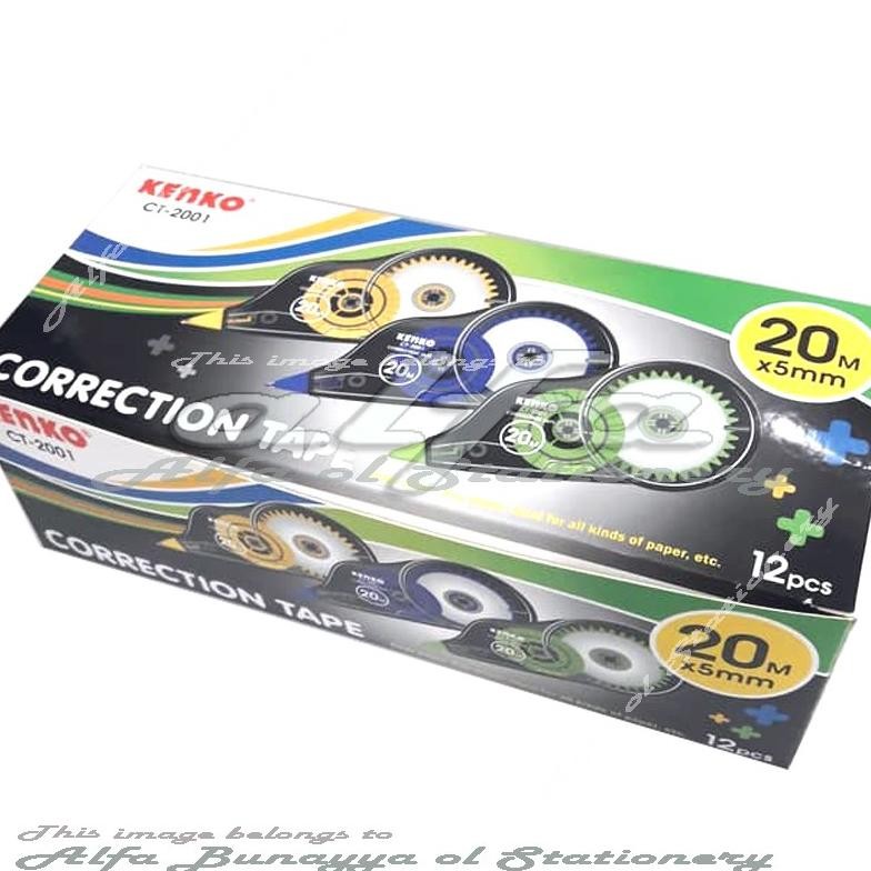 

Correction Tape 20 M Kenko Ct 2001 12Pc Tip X 20 Meter Tipe Ex 20M 20Meter