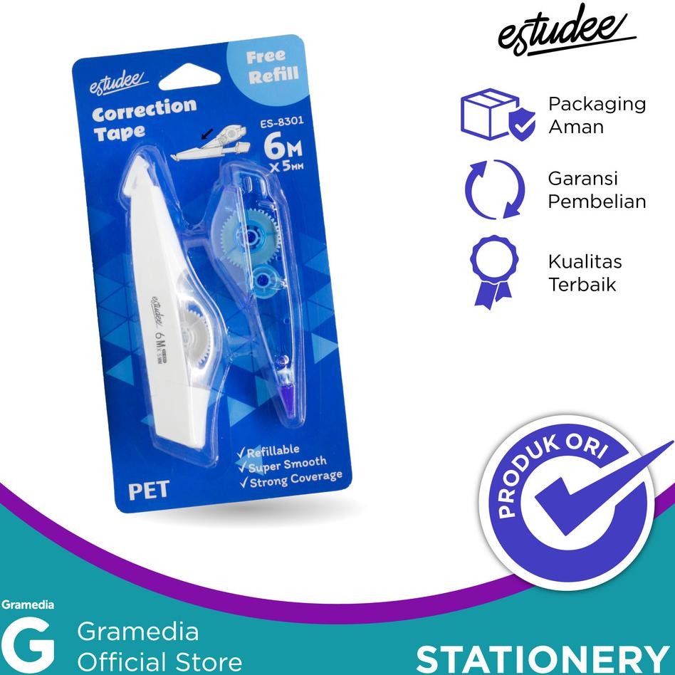 

Estudee Correction Tape Refill White Es8301