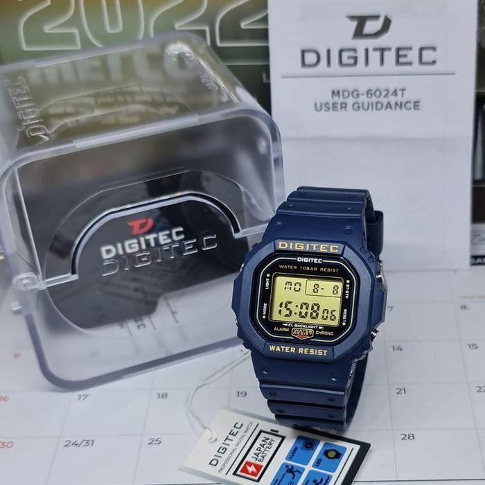 Jam Tangan Pria Digitec DG 6024 Navy Digital Original Berkualitas
