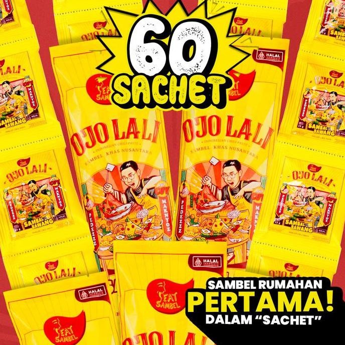 

Promo Sambal Bawang Ojolali Sachet 60 pcs - Paket Hemat Eatsambel Pedas Praktis