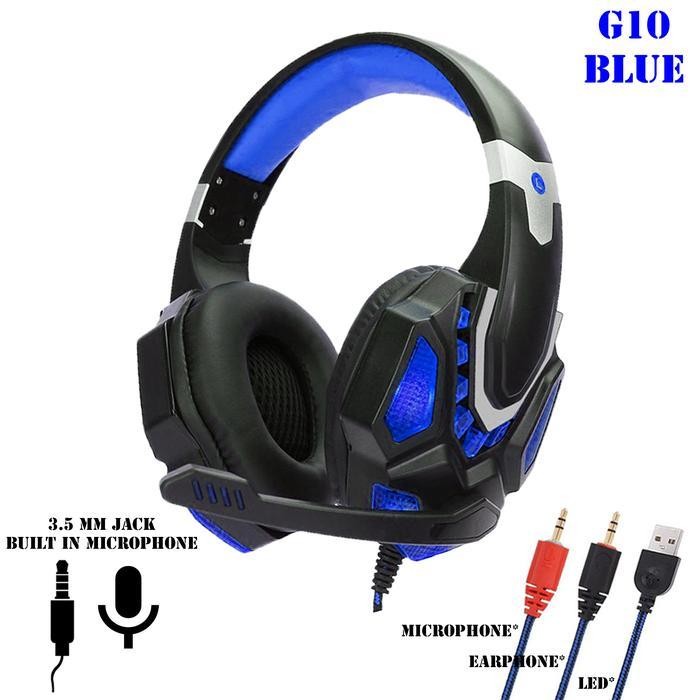 Headset Gaming X4 SY830MV SY850 G10 LED Headset Game Earphone Headphone Gaming Over Ear Terbaru