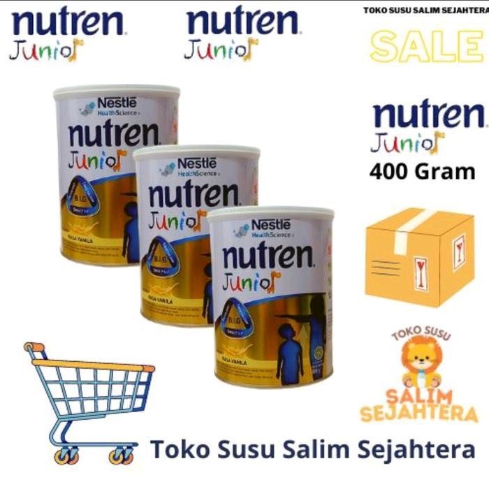

Bis Nutren Junior Vanila 400 / 800 Gr Susu Formula