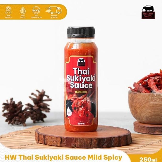 

Promo Red Thai Suki Sauce Halal 250ml Healthy Wagyu