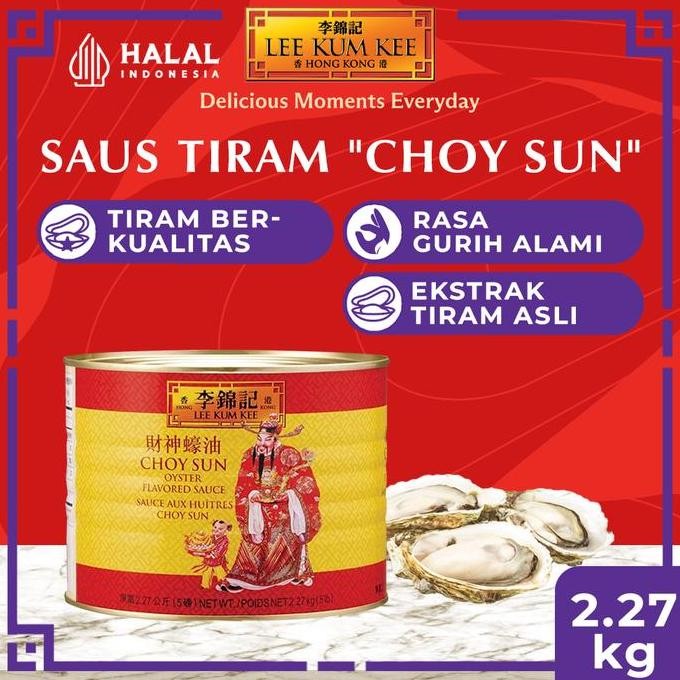 

Promo LEE KUM KEE Oyster Sauce Choy Sun 2.27kg | Saus Tiram Masakan Asia