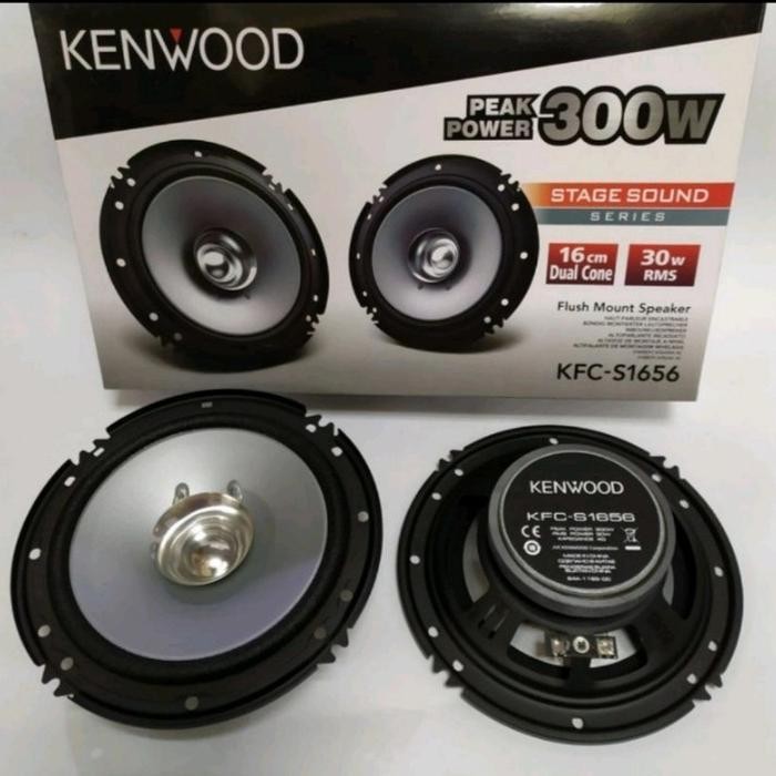 Speaker Coaxial Kenwood 6 inch KFC S1656 Speaker Mobil Kenwood Berkualitas Terbaru