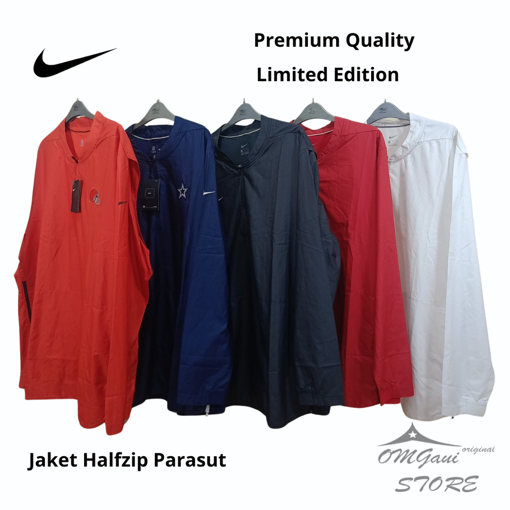 Jaket Parasut NI NFL Sideline Halfzip BIG SIZE