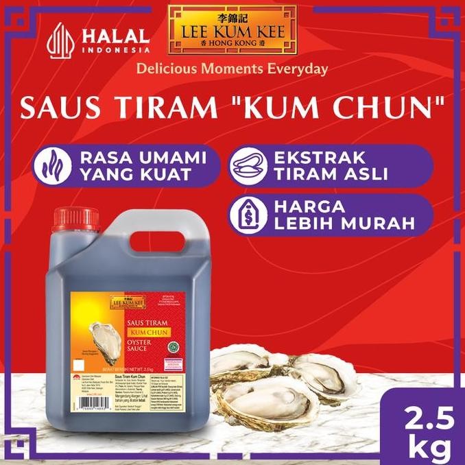 

Promo Lee Kum Kee Oyster Sauce Kum Chun 2.5kg | Saus Tiram Restoran / Resto
