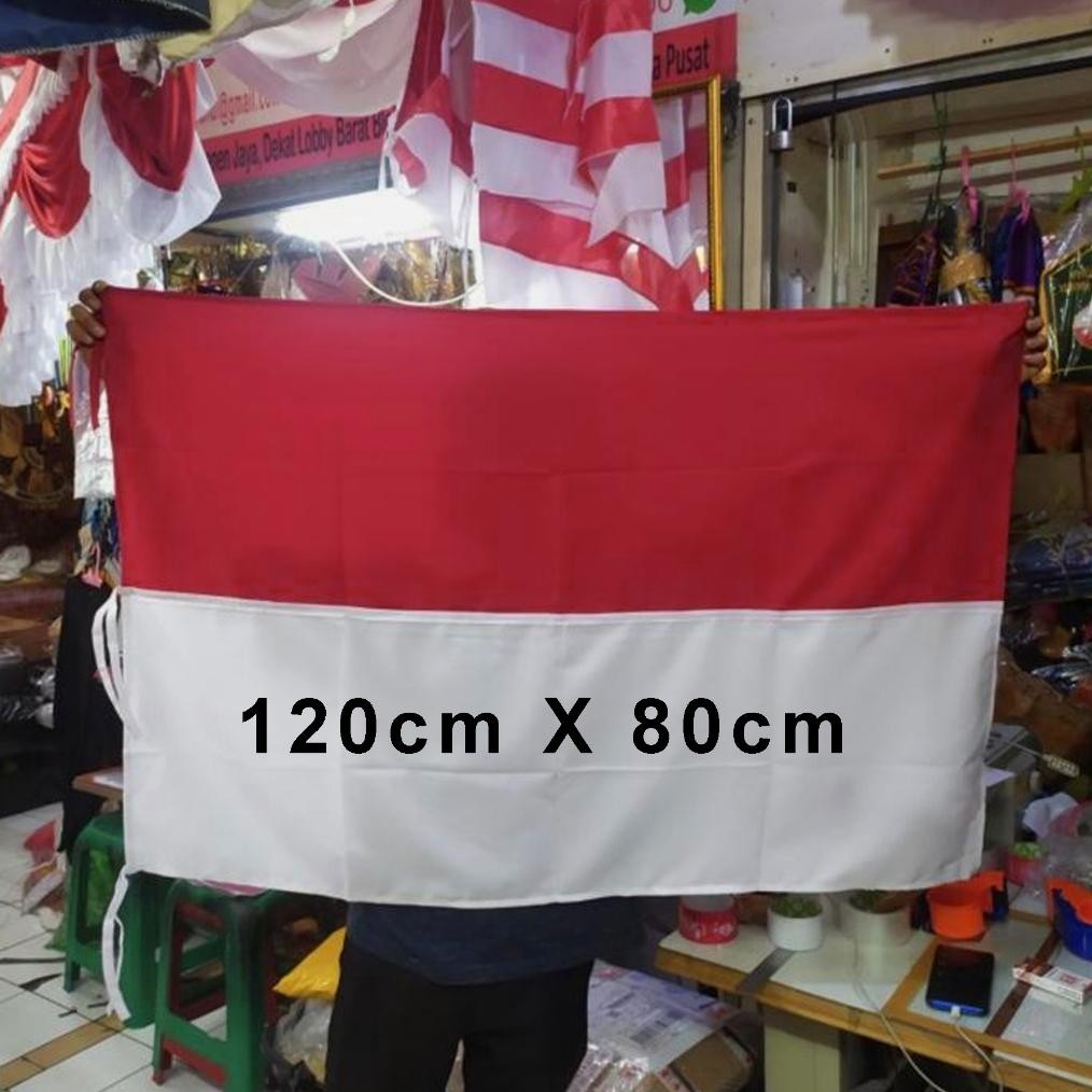 Termurah Bendera Merah Putih Indonesia - Ukuran Panjang Kecil Besar Dan Sedang Tebal BisaCod