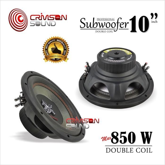 SPEAKER SUBWOOFER 10 INCH PEGASUS PG - 1035 Coil Berkualitas Terbaru