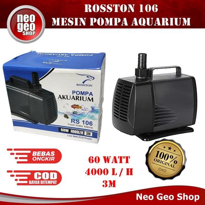 AS ROSSTON RS 106 RS106 Mesin Pompa Air Roston Power Head Aquarium