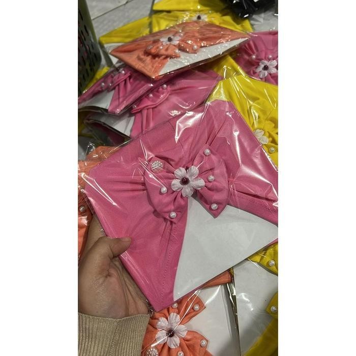 Skm 1 Set 5 Pcs Turban Bayi Perempuan Anak Turban Bayi