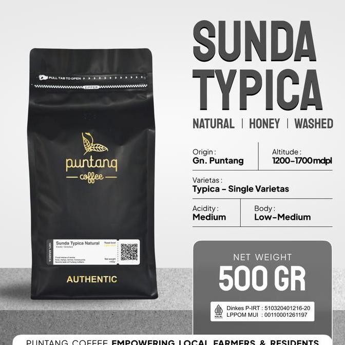 

Kopi Puntang Arabika Sunda Typica Puntang 500Gr