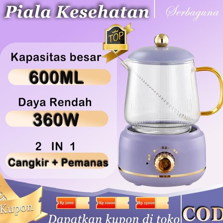 Teko Listrik Pemanas Air Kettle Low Watt Kecil 08 Tea Pot Termos Ketel Air Panas Mini Portable Cod a