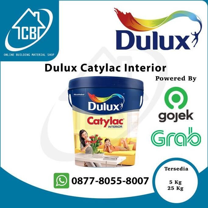 TERLARIS CAT TEMBOK DULUX CATYLAC LIGHT CREAM 44195 - 25KG