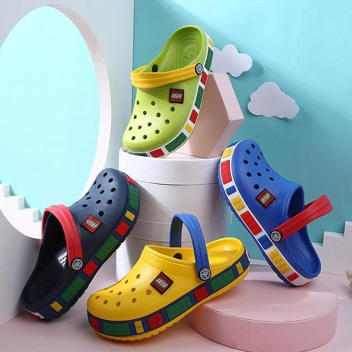 

Crocs Kids Lego Original Sepatu Sandal Anak