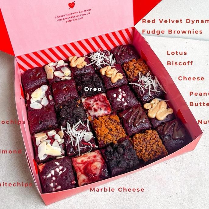 

Cascara Cookies Kue Fudgy Brownies Ulang Tahun Custom Kue Ultah Red Veet Coklat Full 9 Toppings