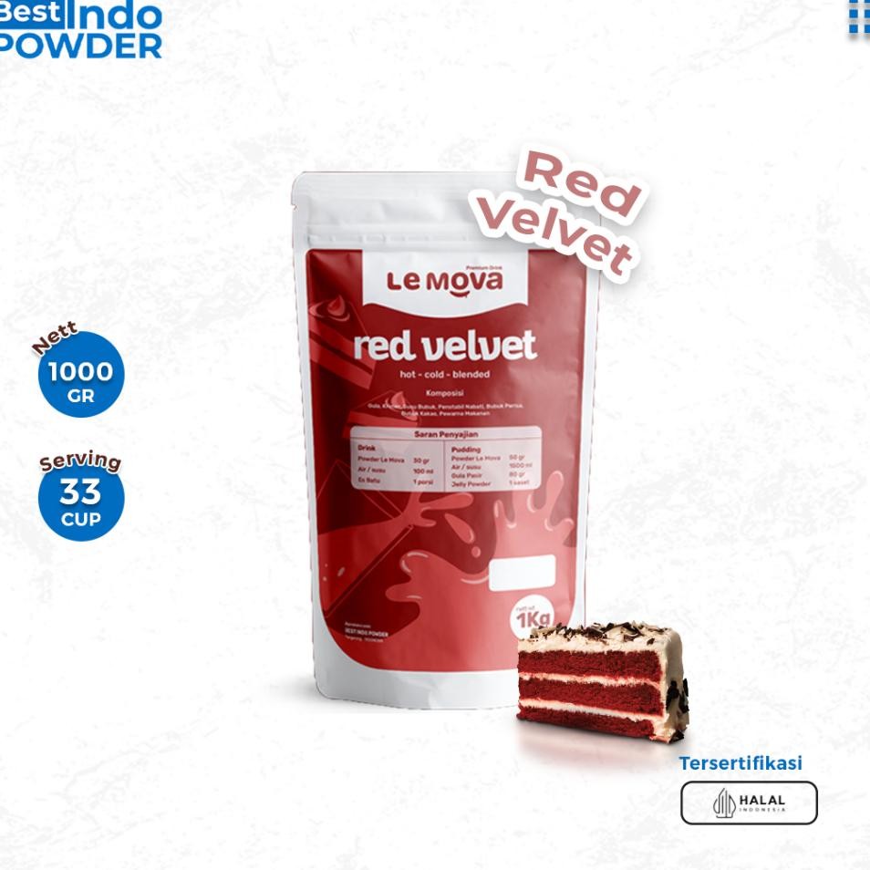 

Bubuk Red Veet Lemova 1Kg Powder Red Veet Bubuk Minuman 1Kg