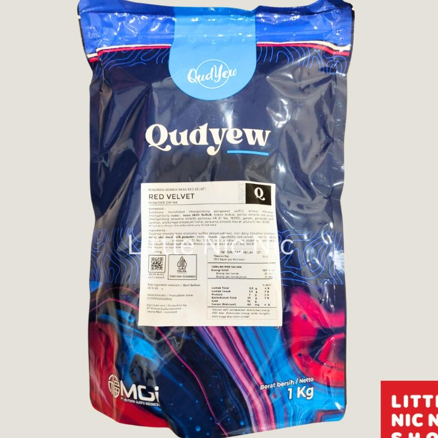 

Qudyew Red Veet 1 Kg Bubuk Minuman Serbuk Rasa
