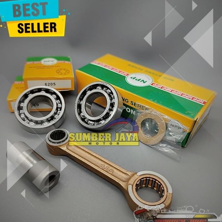 sepaket stang seher npp set bearing kruk as fizr f1zr force 1 original npp Nugi