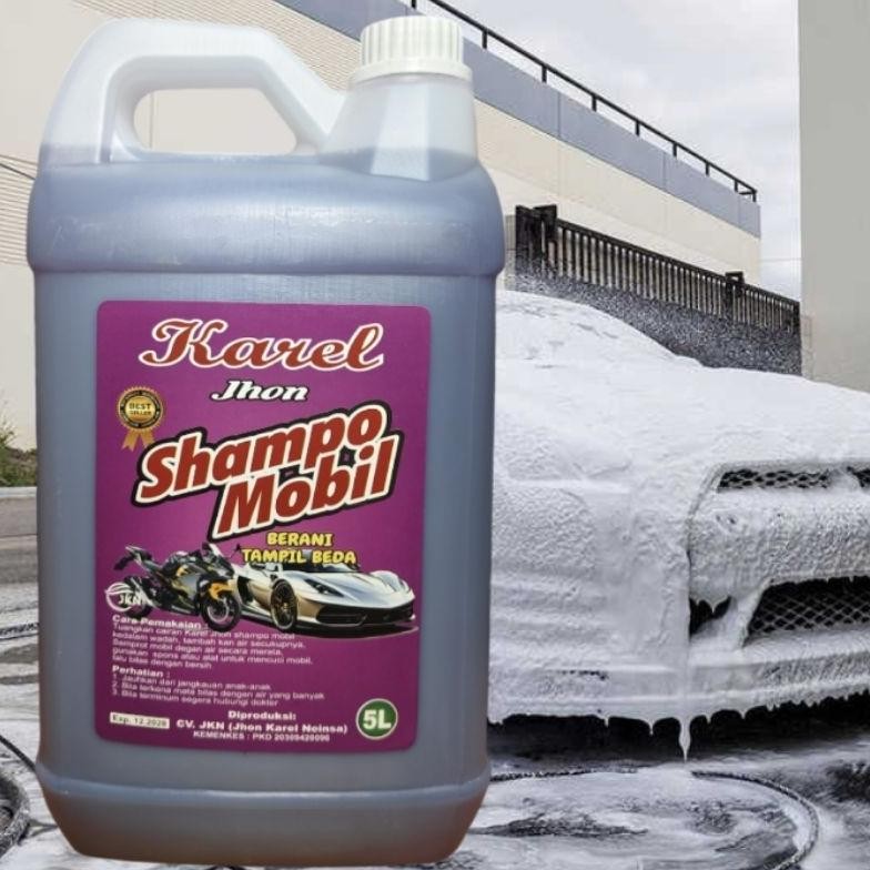 Sabun cuci mobil/sabun cuci motor/shampoo cuci motor mobil 5 Ltr aSt