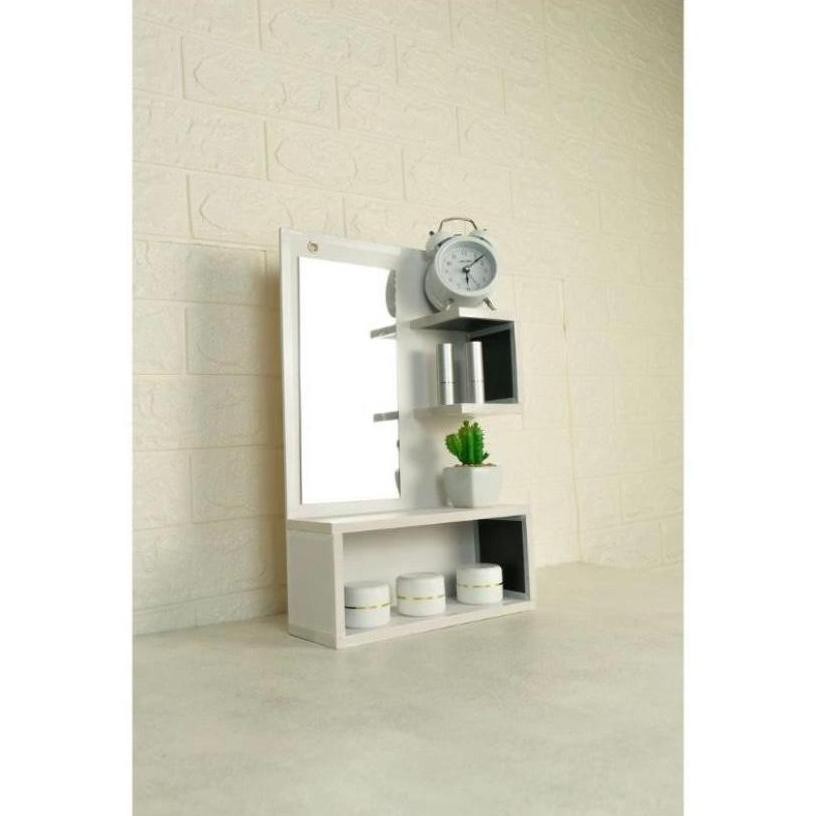 Rak Gantung Kaca / Rak Kosmetik / Tempat Kosmetik