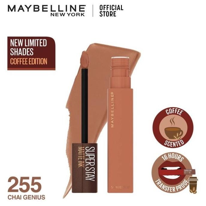 Termurah Maybelline Superstay Matte Ink Coffee Edition Matte Lipstick