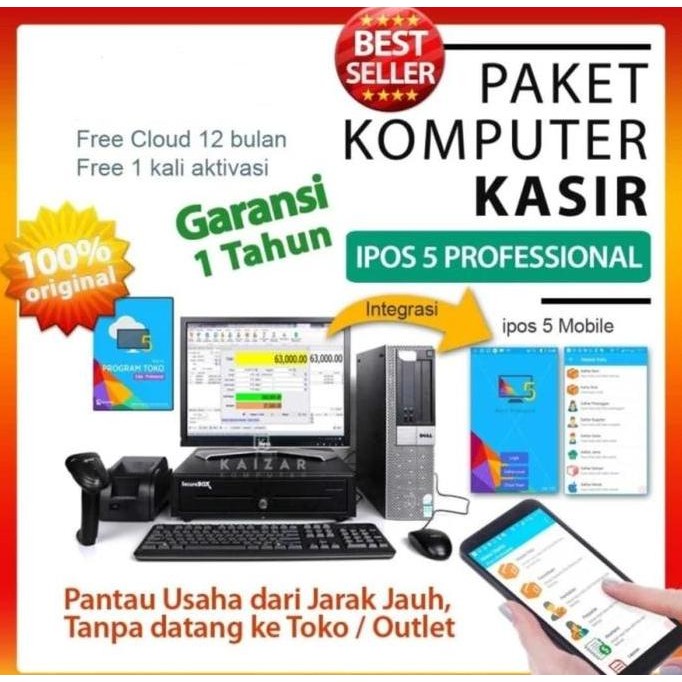 Komputer Kasir Full Set - Core i3 - b