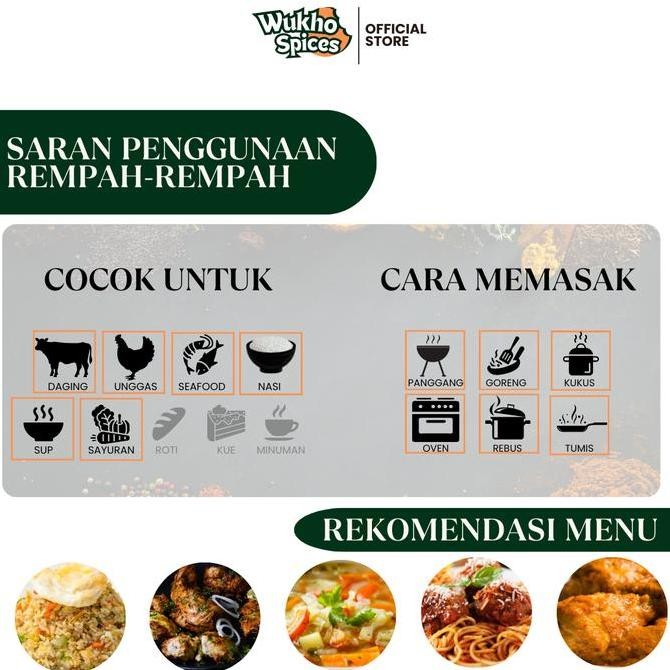 

Diskon! Wukho Spices Paket 4Pcs Bawang Putih, Paprika, Lada Hitam, Lada Putih Bubuk