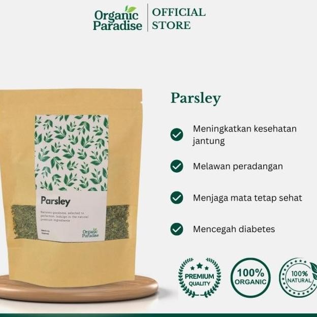 

Diskon! Daun Parsley Kering / Parsley Flakes 1Kg Premium