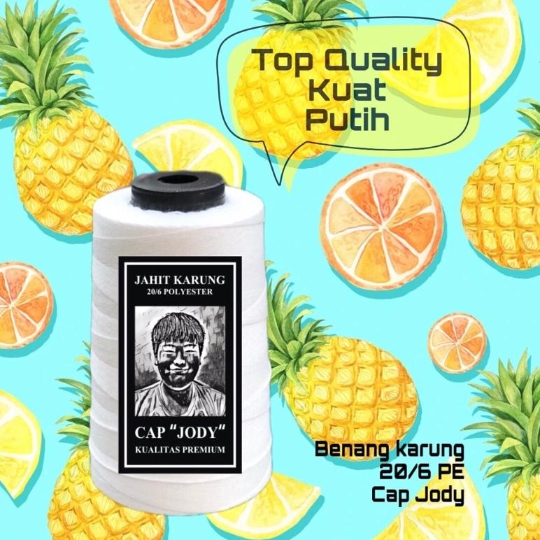 fb-43 fg-87 6 Roll Benang Karung PE 20/6 Polyester Cap Jody Benang Jahit Karung Viral Murah
