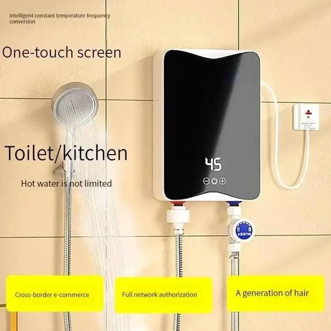 Shower Mandi Set Water Heater Electric Panas Dingin Kran One Touch Harga Khusus