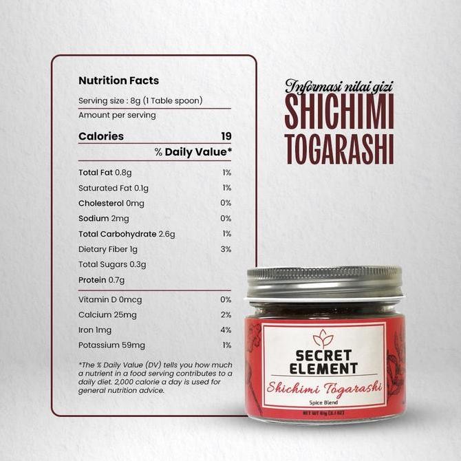 

Diskon! Shichimi Togarashi 100Gr - Bumbu Jepang Secret Element Asia Series Original