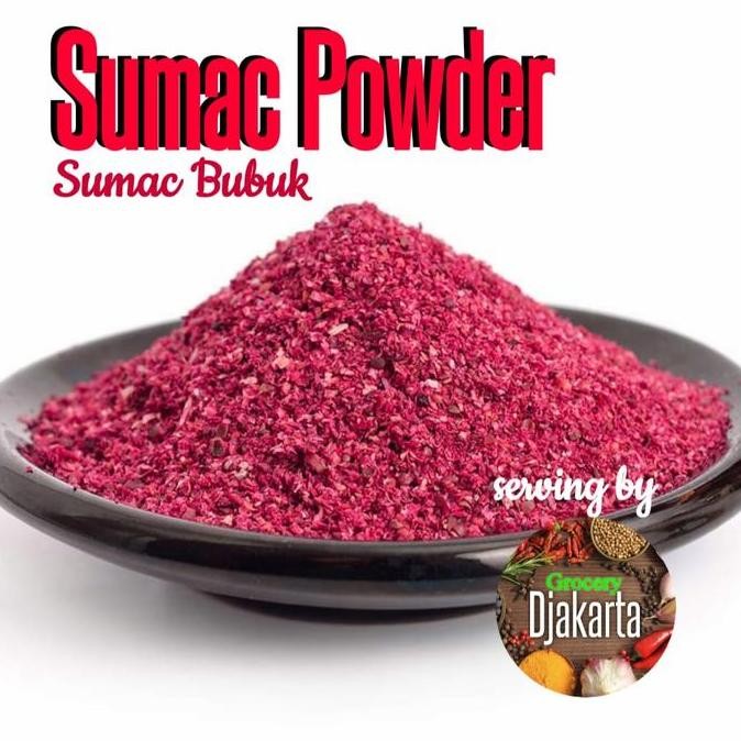 

Diskon! Sumac Powder Bubuk Sumac 100 Gram - Rempah Asam Segar Natural