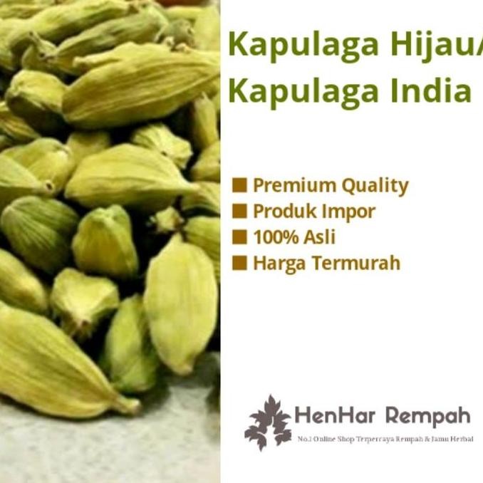 

Diskon! Kapulaga Hijau 100Gr - Green Cardamom India Aromatik Bumbu Masak